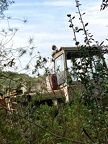 un tracteur abandonné !
