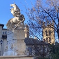 la statue des licornes
